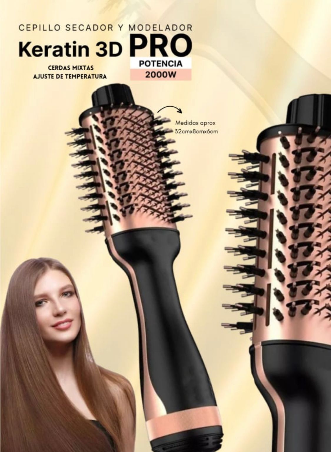 Cepillo Secador Y Moldeador Para Cabello